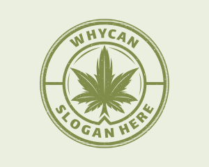 Medicinal Weed Leaf Logo