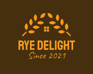 Rye - Golden Wheat House logo design