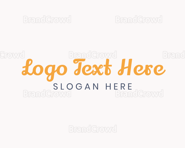 Generic Cursive Wordmark Logo