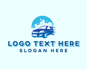 Shiny - Auto Carwash Cleaning logo design