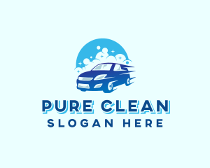 Auto Carwash Cleaning  logo design