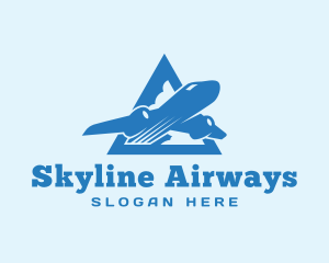 Transport Business Aeronautics logo design