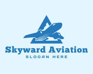 Transport Business Aeronautics logo design