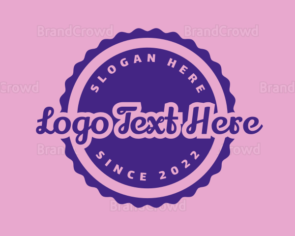 Cute Retro Company Logo