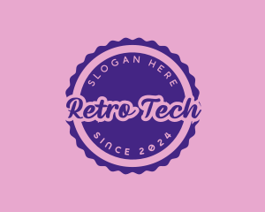 Cute Retro Company logo design