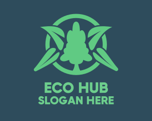 Eco Tree Leaf  logo design