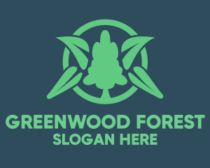 Forestry - Eco Tree Leaf logo design