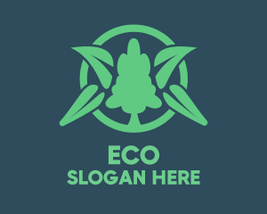 Eco Tree Leaf  logo design