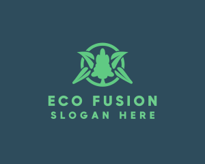 Nature Eco Tree  logo design