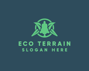 Nature Eco Tree  logo design