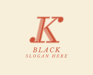 Finance Consulting - Elegant Stylish Lifestyle Letter K logo design