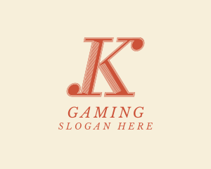 Corporation - Elegant Stylish Lifestyle Letter K logo design