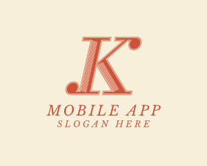 Antique Store - Elegant Stylish Lifestyle Letter K logo design