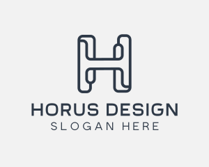 Creative Studio Letter H logo design