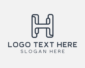 Brand - Creative Studio Letter H logo design