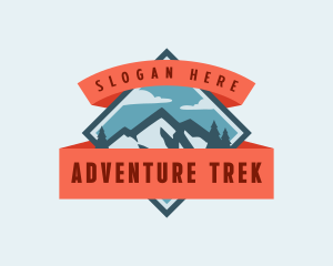 Mountain Outdoor Adventure logo design