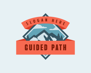 Mountain Outdoor Adventure logo design