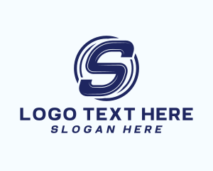 Round - Generic Apparel Business Letter S logo design