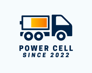 Battery - Automotive Battery Truck logo design
