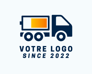 Charging - Automotive Battery Truck logo design