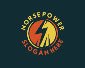 Lightning Power Energy logo design