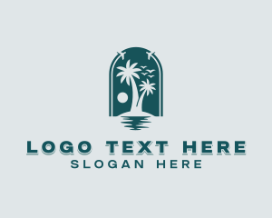 Tropical Island Travel Logo