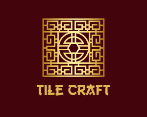 Chinese Decorative Tile logo design