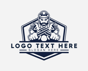 Handyman - Mechanic Wrench Handyman logo design