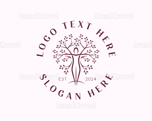 Tree Woman Eco Logo