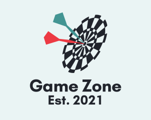 Dart Target Game  logo design