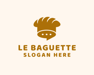 Baguette - Baguette Toque Chat logo design