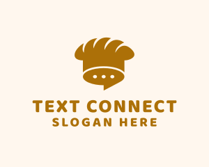 Texting - Baguette Toque Chat logo design