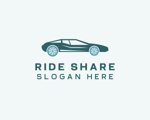 Carpool - Car Driving Rideshare logo design