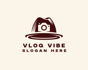 Travel Hat Camera logo design