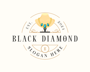 Luxury Necklace Jewelry logo design