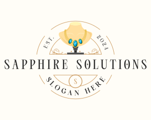 Sapphire - Luxury Necklace Jewelry logo design