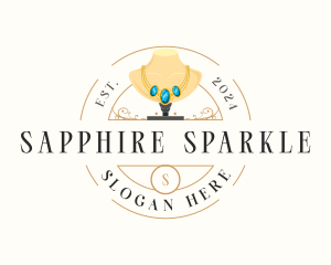 Sapphire - Luxury Necklace Jewelry logo design