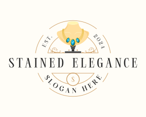 Luxury Necklace Jewelry logo design