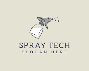 Sprayer - Clean Sprayer Bottle logo design