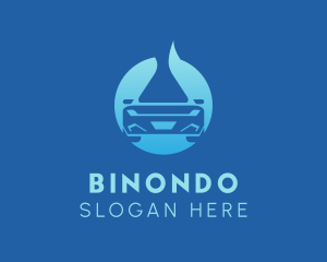 Vehicle - Water Droplet Car Wash logo design