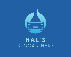 Auto - Water Droplet Car Wash logo design