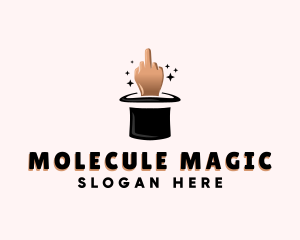 Magic Hat Middle Finger logo design