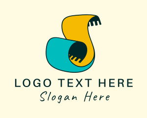 Fabric - Rug Carpet Furnishing logo design