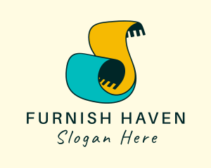 Rug Carpet Furnishing  logo design