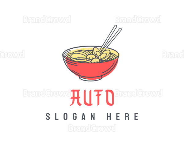 Asian Noodle Restaurant Logo