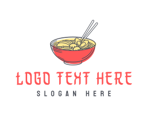 Chinese - Asian Noodle Restaurant logo design