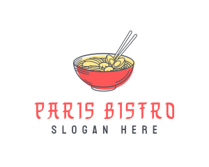 Asian Noodle Restaurant  logo design