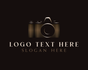 Videographer - Elegant Camera Photography logo design