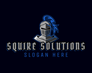 Squire - Gaming Knight Warrior logo design