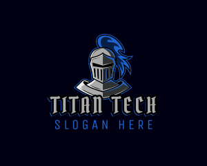 Titan - Gaming Knight Warrior logo design